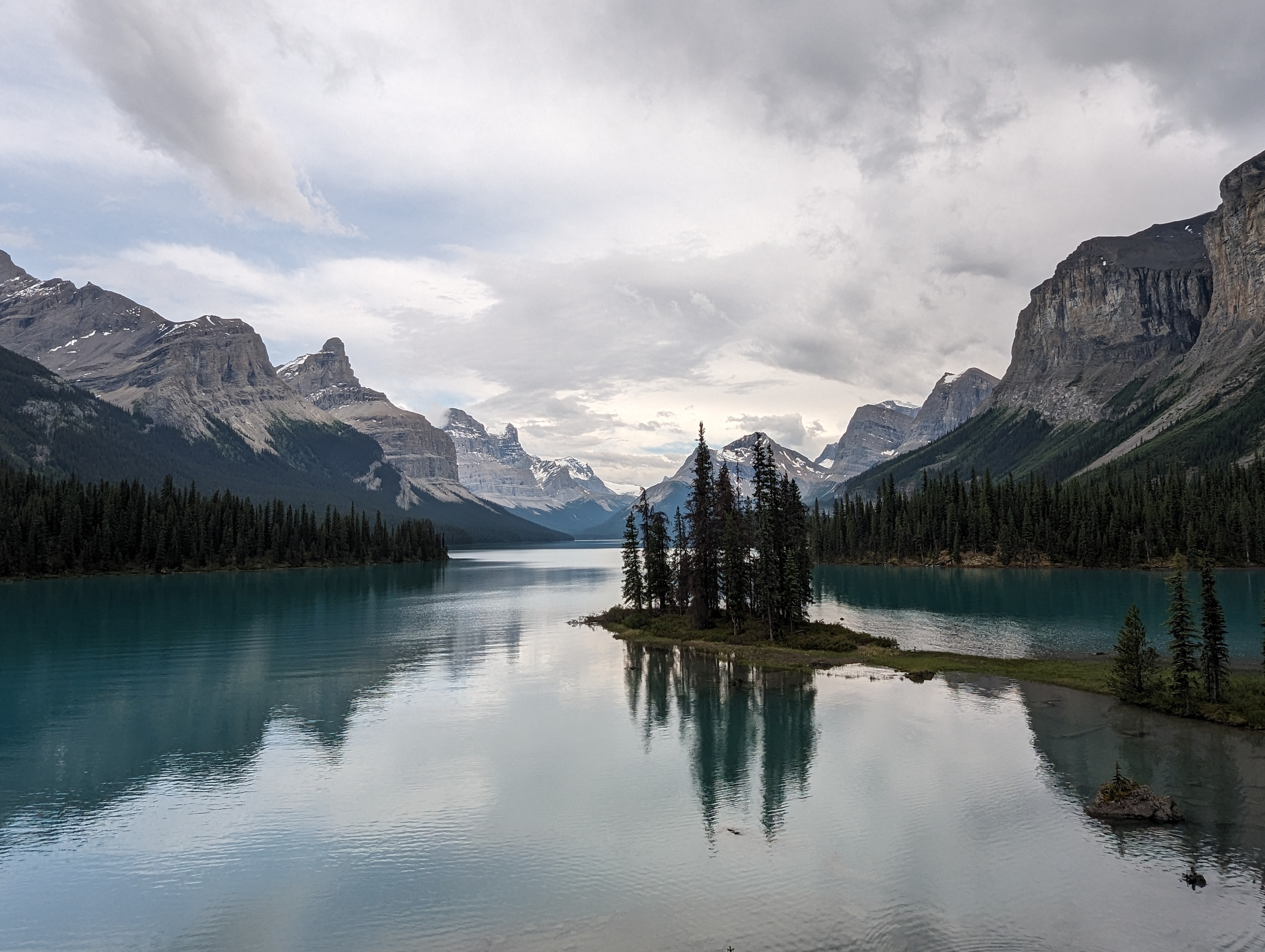 Maligne Lake in Alberta, Canada