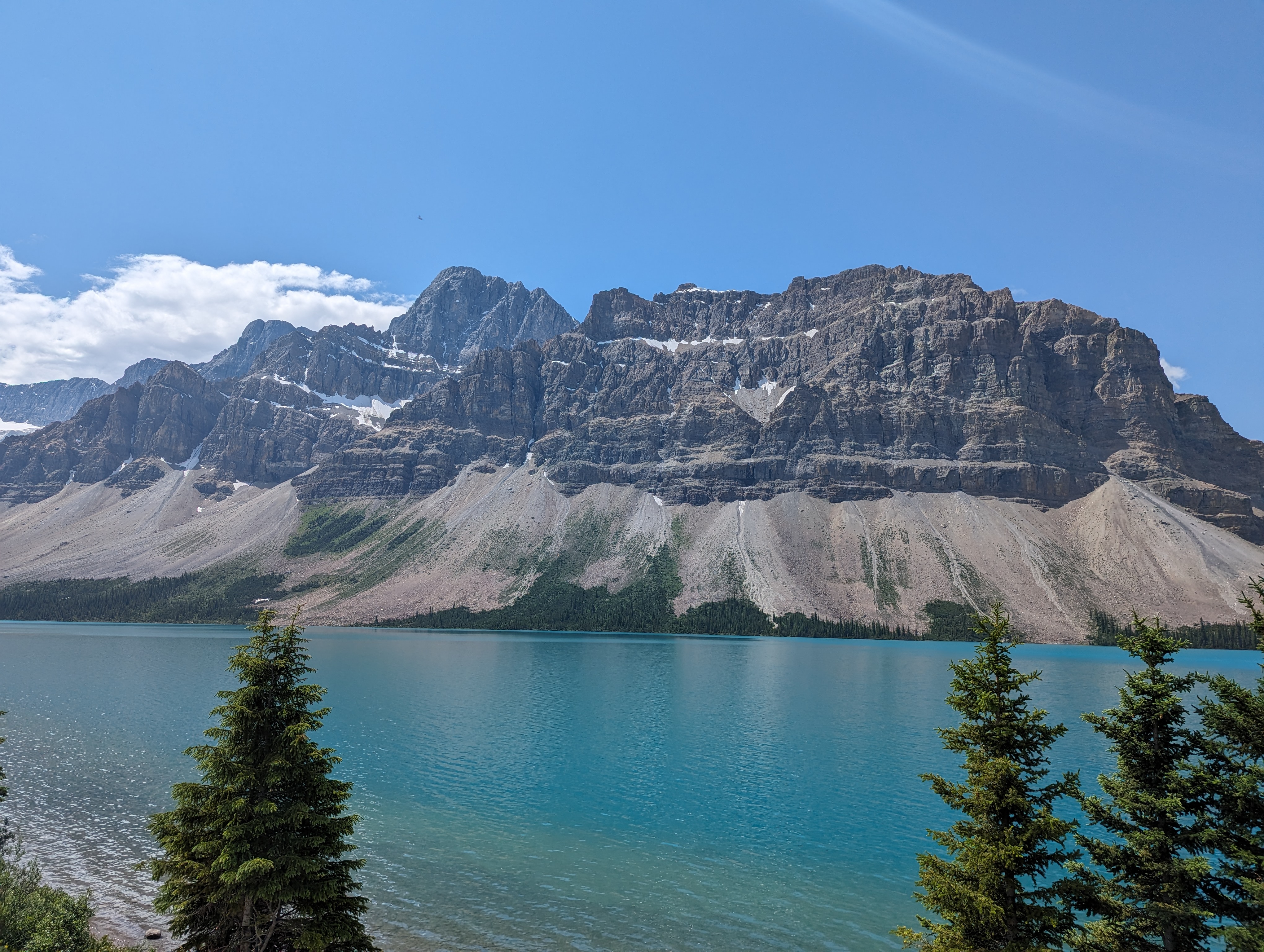 Lake Minnewanka in Alberta, Canada