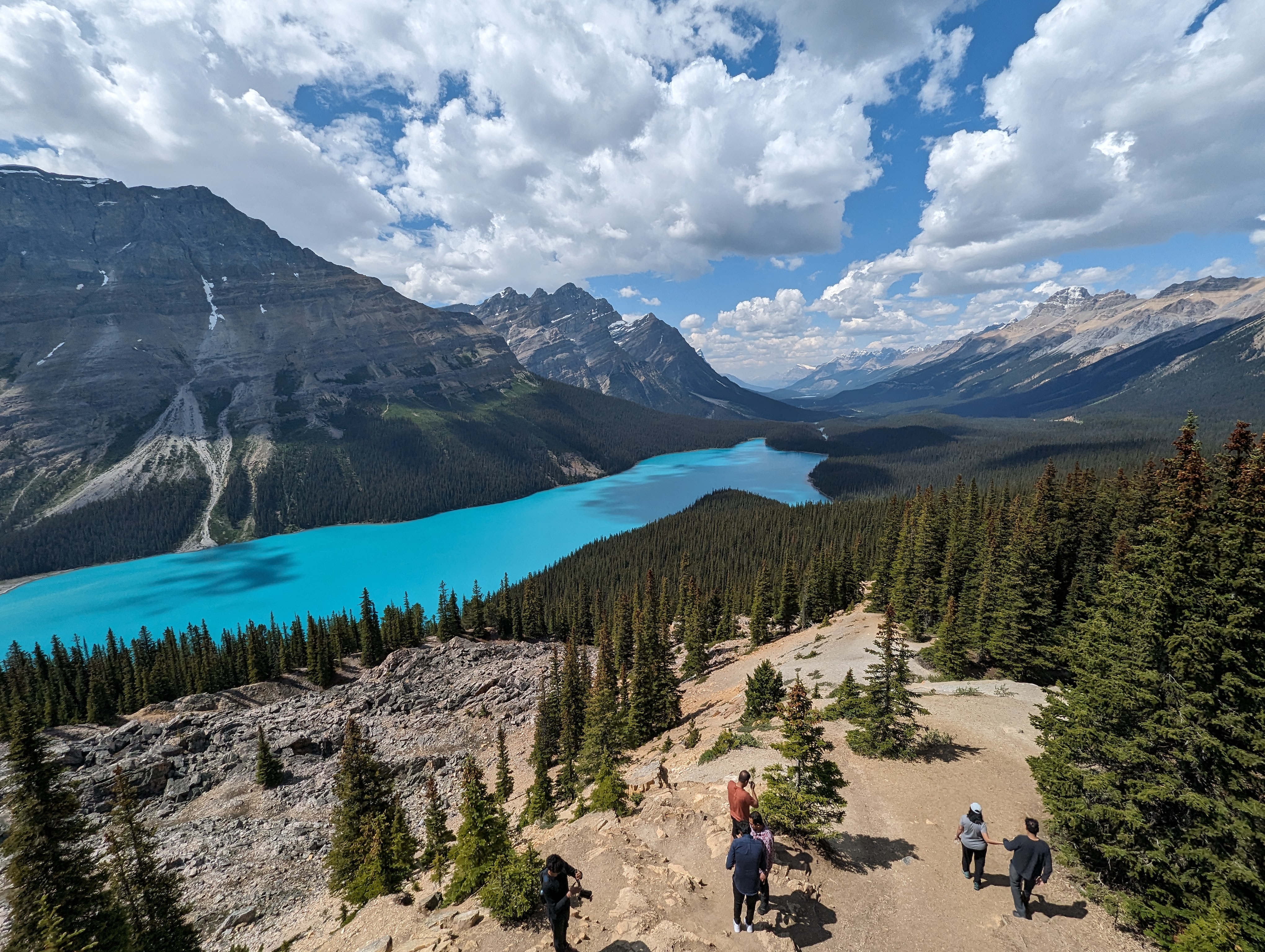 Peyto Lake in Alberta, Canada