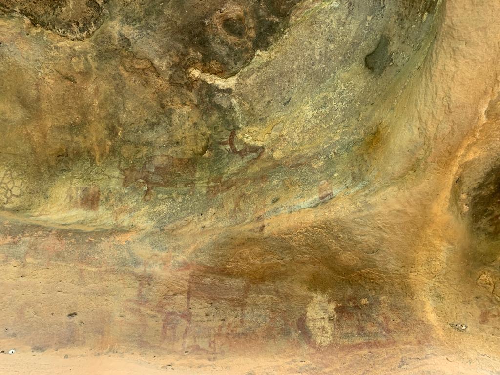Cave Painting at Ranthambore, India