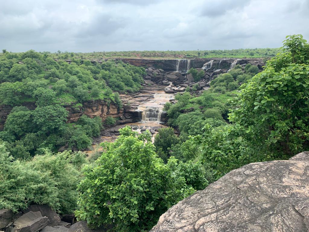 Step Waterfall at Ranthambore, India