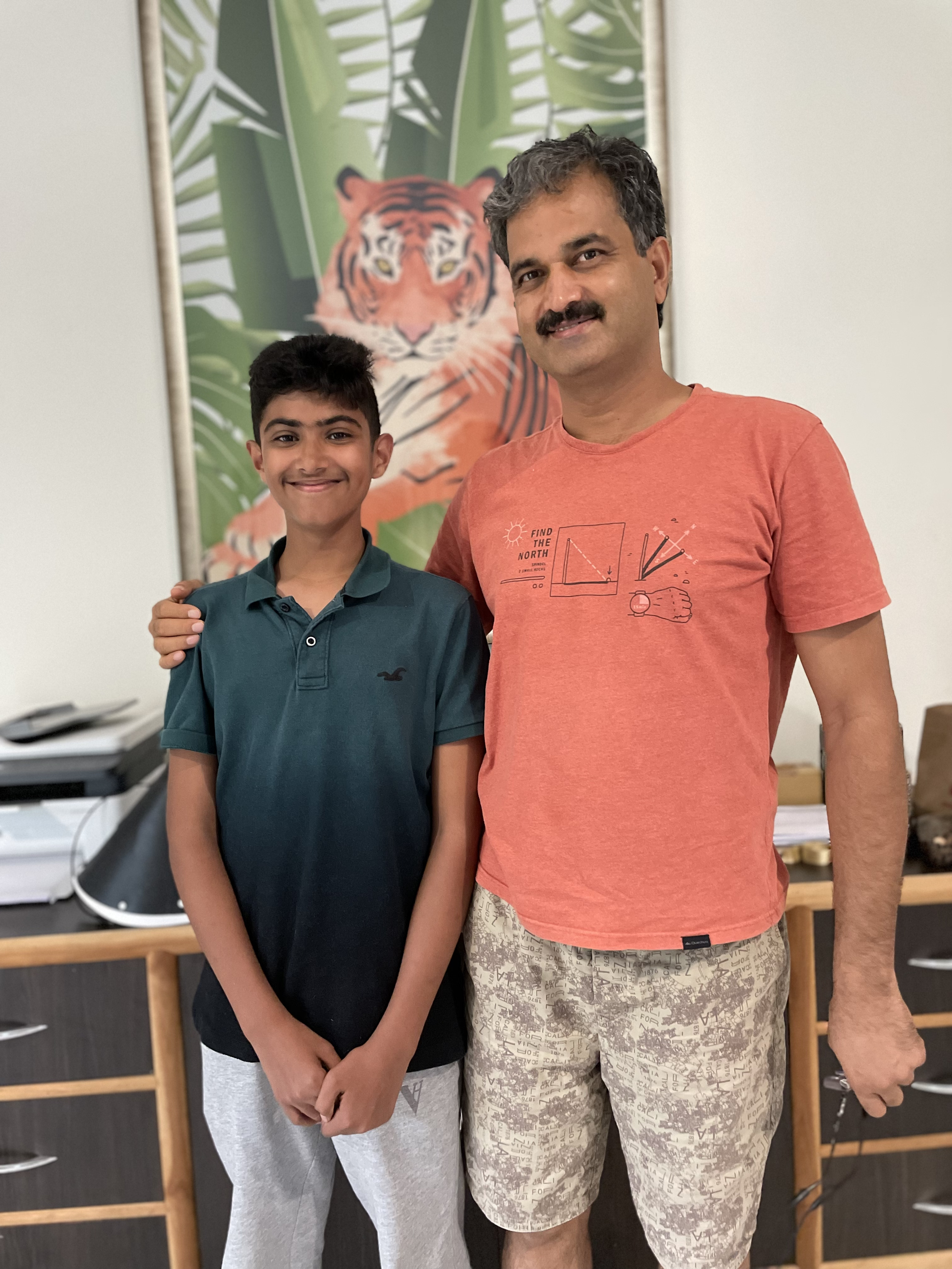 Proud moment with Dharemdra Khandal of TigerWatch at Ranthambore, India