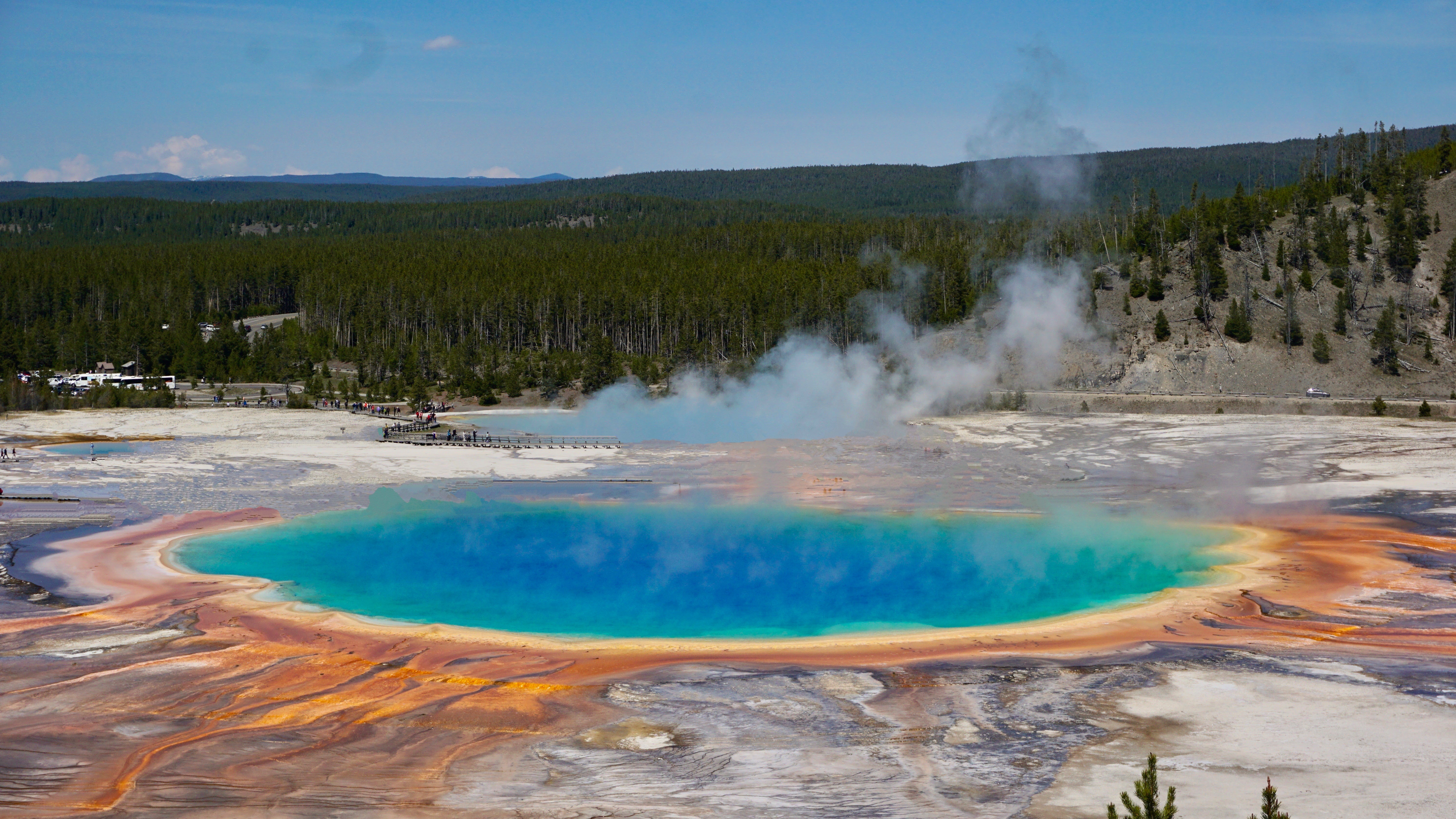 Grand Prismatic Spring at Yellowstone, USA